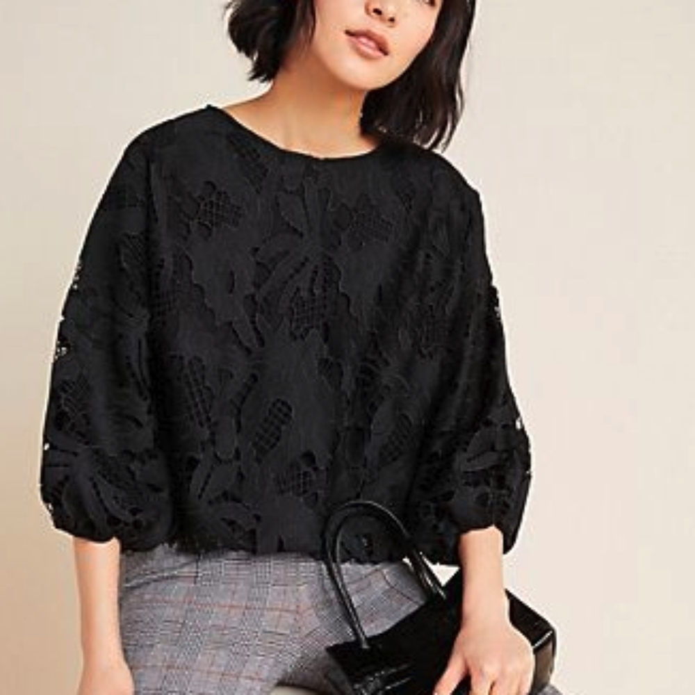 floral Anthropologie top